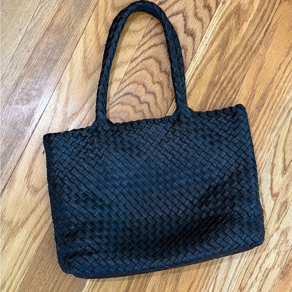 Mini Elena Woven Handbag